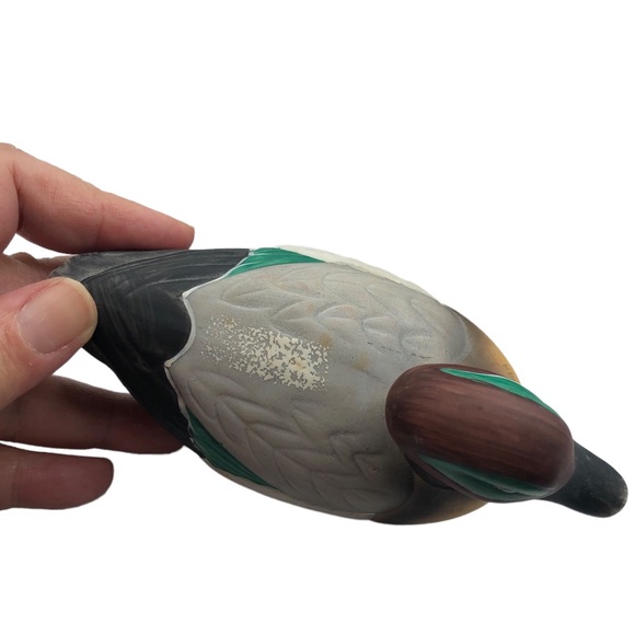 JASCO Duck Mallard Vintage Lint Brush Remover Mini Travel Bird Ceramic - Picture 7 of 8